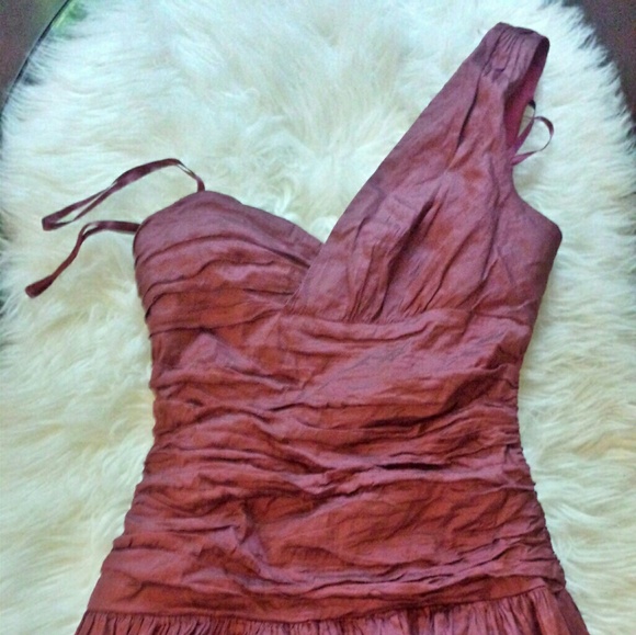BCBGMAXAZRIA one shoulder dress NWT - Picture 2 of 6